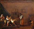 scene in a brothel by Andries Both